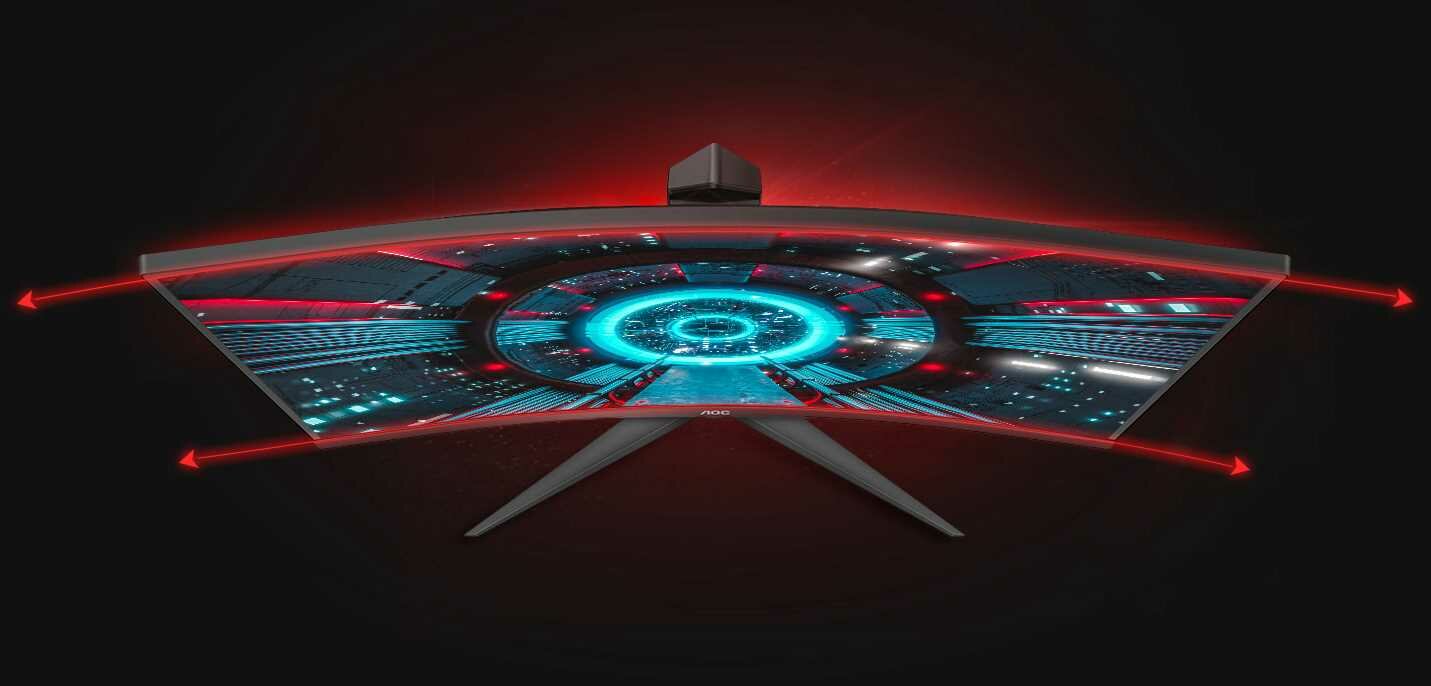 Monitor AOC CQ27G2U - krzywizna ekranu