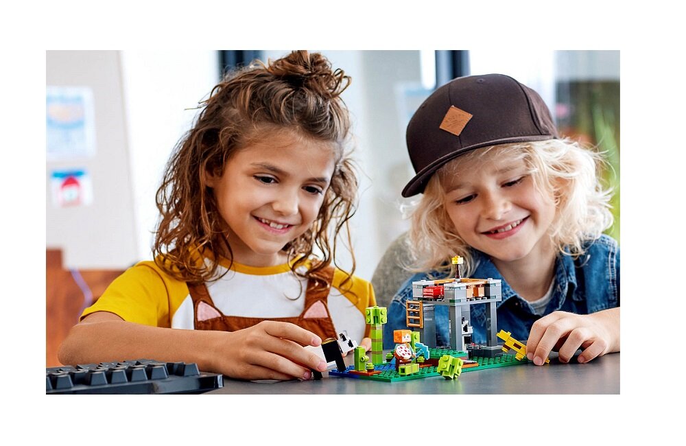 LEGO Minecraft Żłobek dla pand 21158 kreatywna zabawa rozwój merytoryczny dziecka klocki figurki 204 elementy