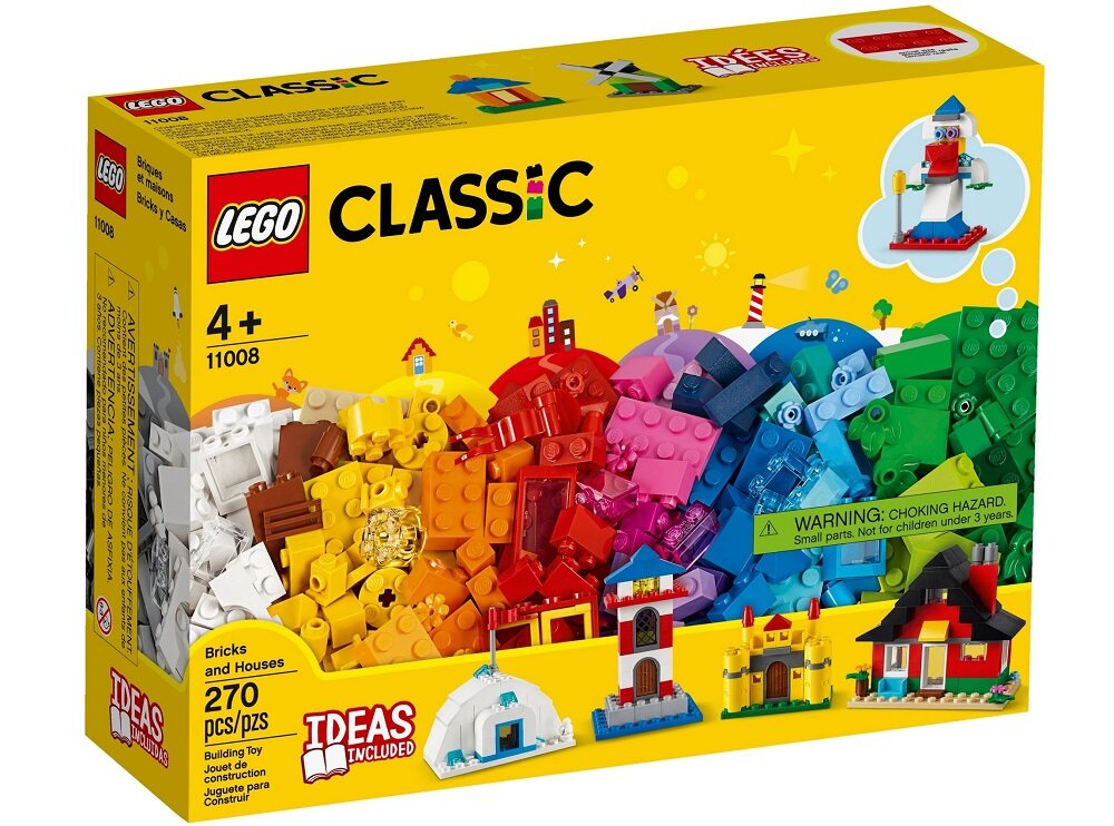 LEGO Classic Klocki i domki 11008 możliwość łączenia zestawów