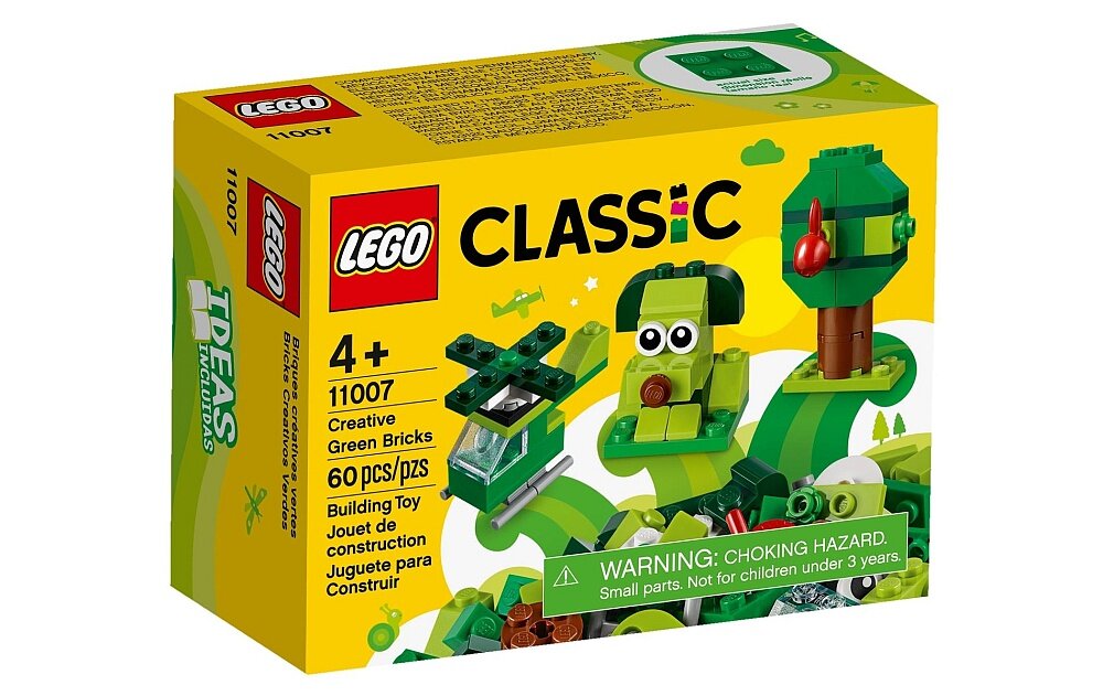 LEGO Classic Zielone klocki kreatywne 11007 