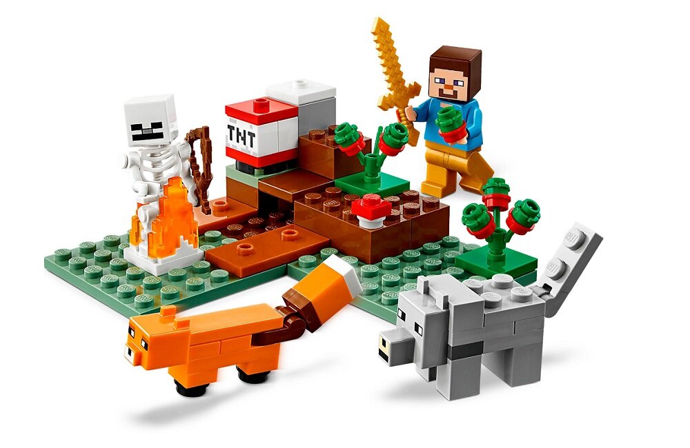 LEGO Minecraft Przygoda w tajdze 21162 klocki kreatywna zabawa wysoka jakość