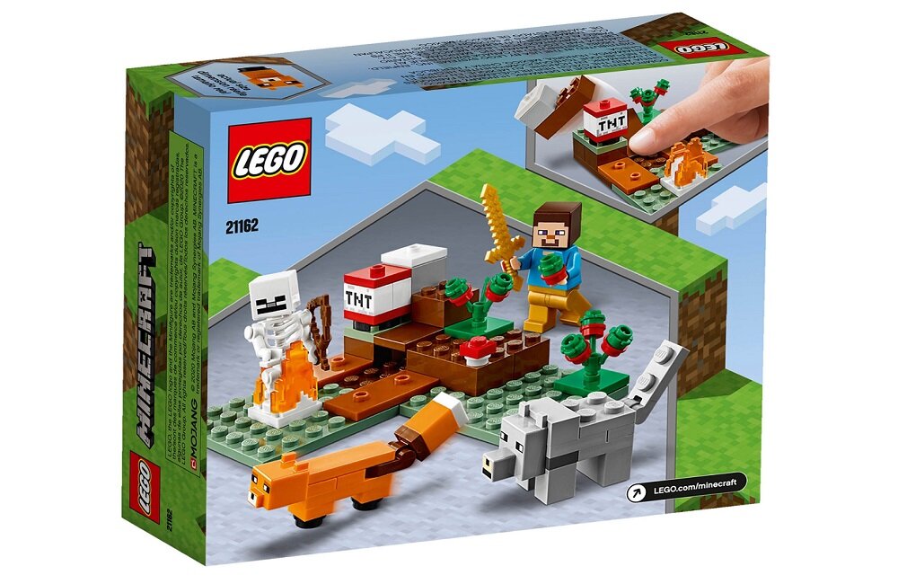 LEGO Minecraft Przygoda w tajdze 21162 klocki kreatywna zabawa wysoka jakość