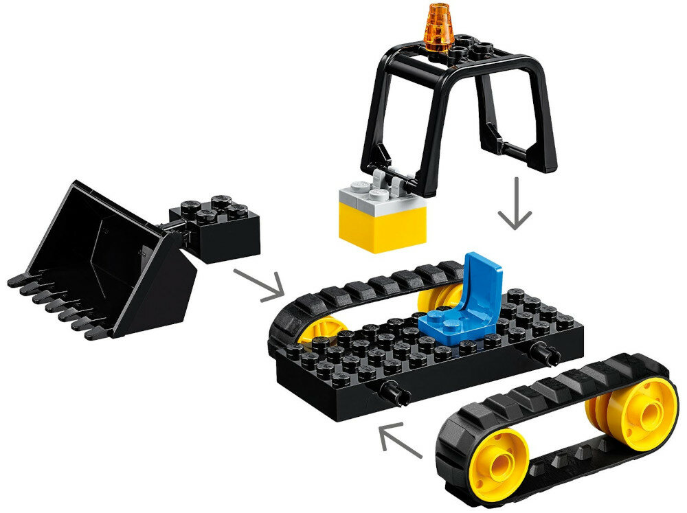 LEGO City Buldożer budowlany 60252 zestaw laczenie