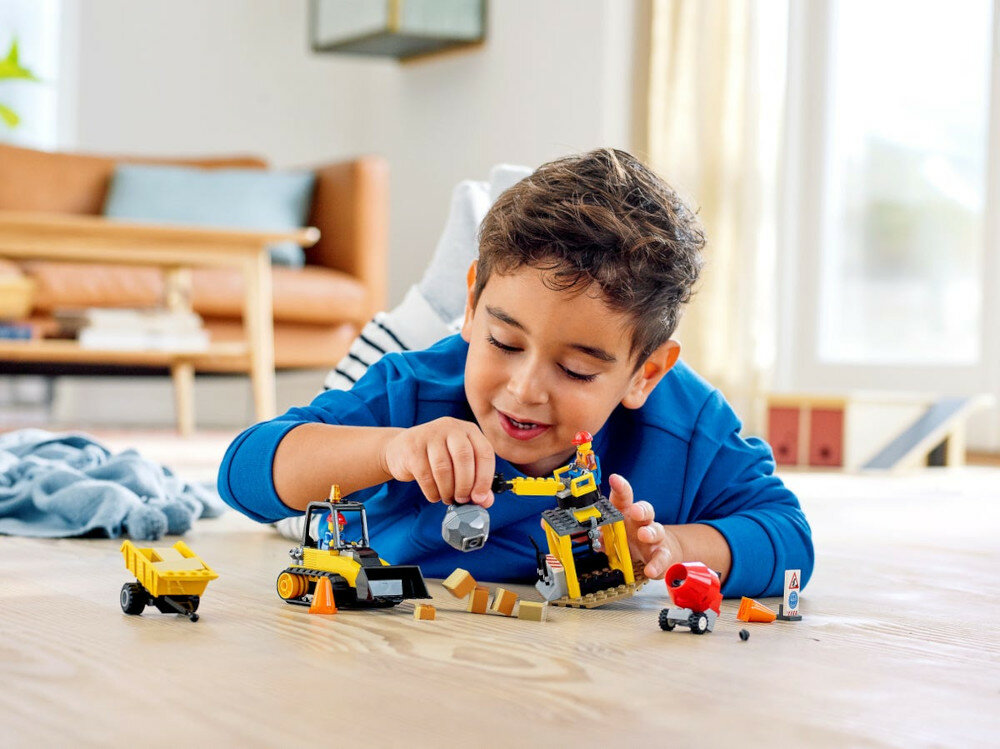 LEGO City Buldożer budowlany 60252 rozwoj dziecka