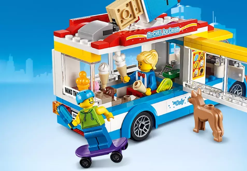 LEGO City Furgonetka z lodam