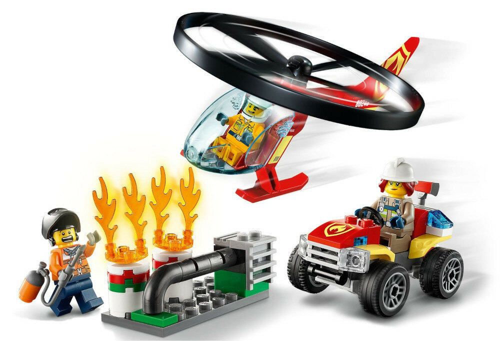 LEGO City Helikopter strażacki leci na ratunek 60248 zestaw laczenie