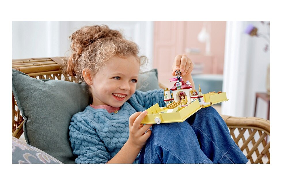 LEGO Disney Princess Książka z przygodami Belli 43177 kreatywna zabawa