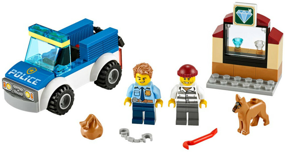 LEGO City Oddział policyjny z psem 60241 wyglad front