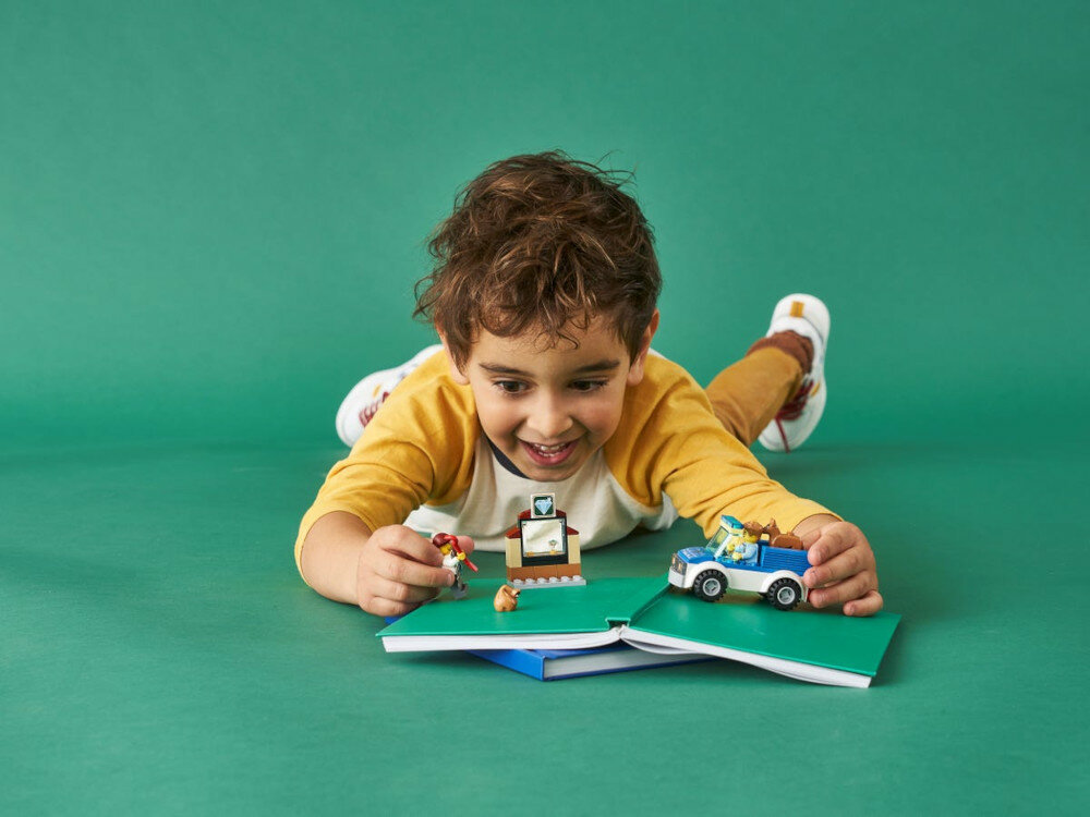 LEGO City Oddział policyjny z psem 60241 akcesoria zestaw minifigurki