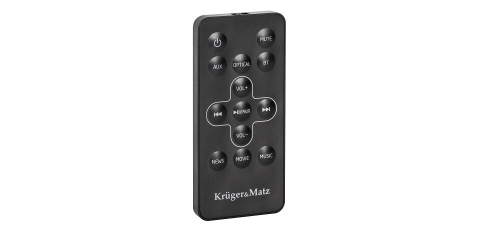 Soundbar KRUGER&MATZ Ghost 2.1 SE Czarny pilot