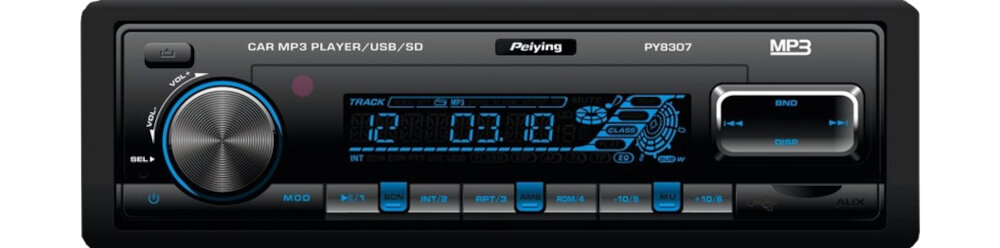Radio samochodowe PEIYING PY8307 - ogólny