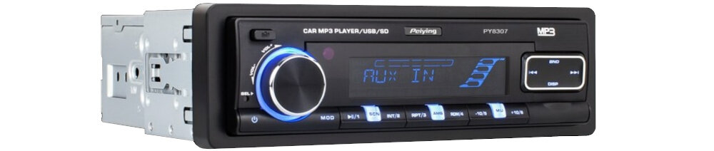 Radio samochodowe PEIYING PY8307 - automatyczne strojenie