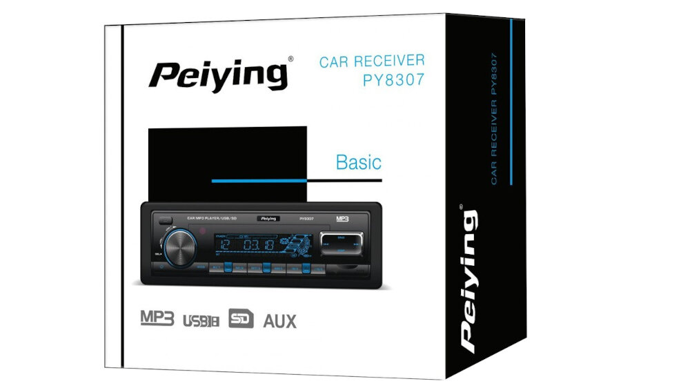 Radio samochodowe PEIYING PY8307 - dźwięk