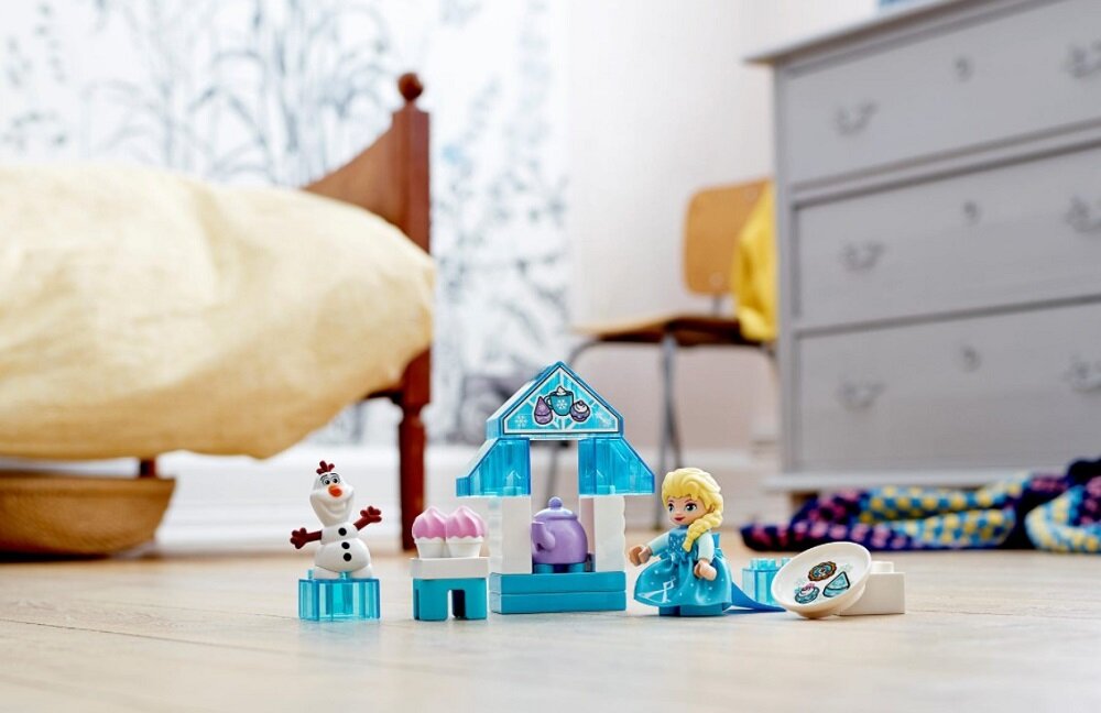 LEGO Duplo Popołudniowa herbatka u Elsy i Olafa 10920 Nauka przez zabawę zdobywanie nowych umiejętności kreatywna zabawa