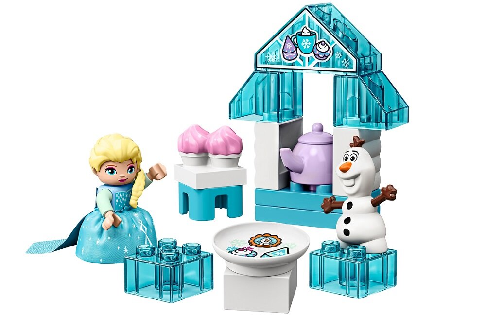 LEGO Duplo Popołudniowa herbatka u Elsy i Olafa 10920 Trenowanie umiejętności tworzenia unikalna konstrukcja dodatki odgrywanie prostych scenek