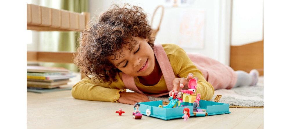 LEGO Disney Książka z przygodami Arielki 43176 prezent