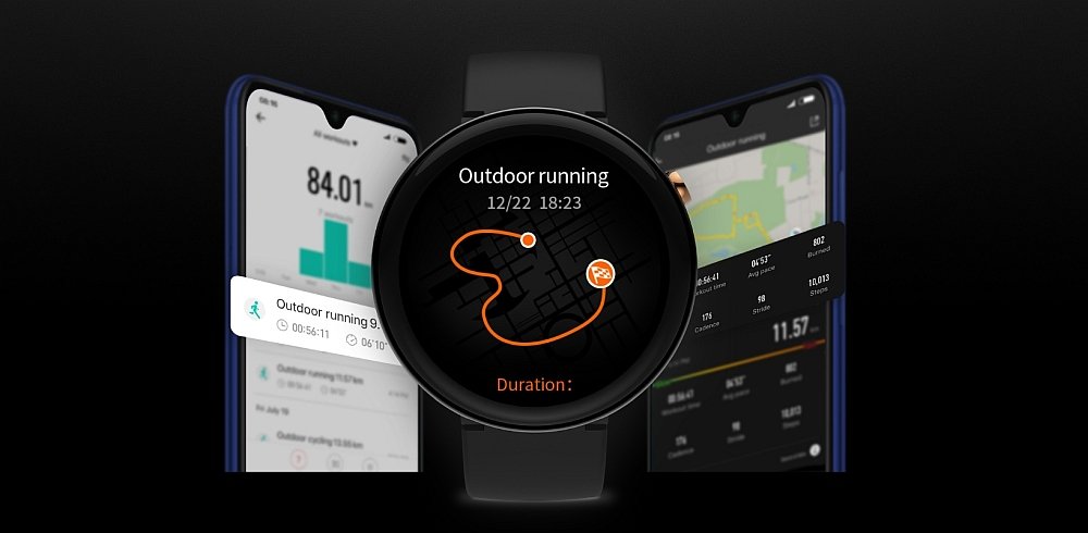Smartwatch AMAZFIT Nexo aplikacja
