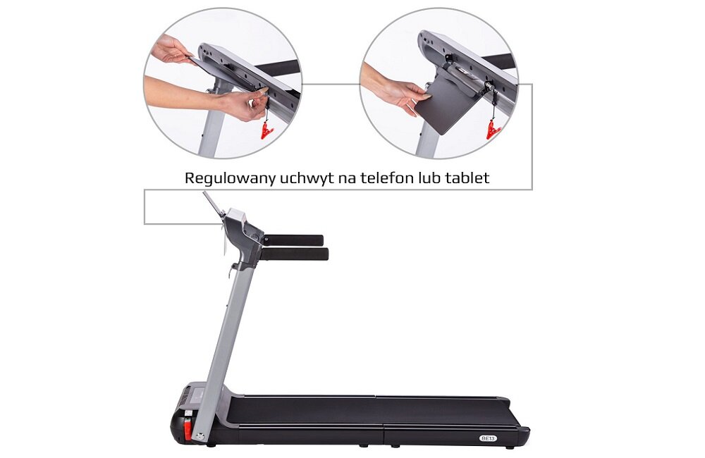 Bieżnia elektryczna HMS BE13 Sky Walk Czarny Uchwyt na tablet
