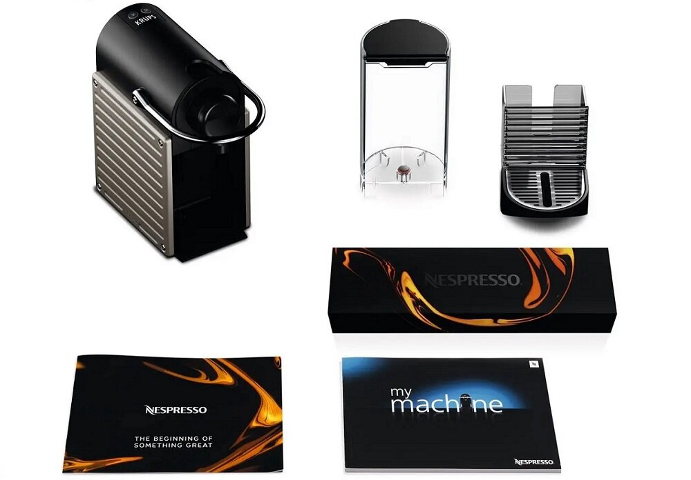 Ekspres KRUPS Nespresso Pixie Titan XN304T10 funkcje wyposażenie