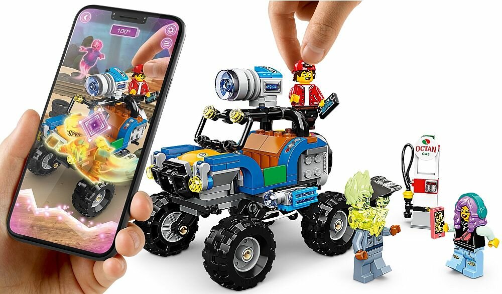 LEGO Hidden Side Łazik plażowy Jacka 70428 - współpraca