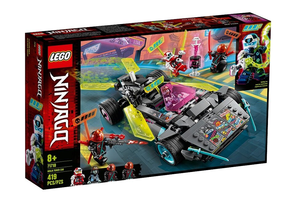 LEGO Ninjago Latający samochód ninja 71710 kreatywna zabawa widłowy rozwój merytoryczny dziecka klasyczna zabawa klocki figurki