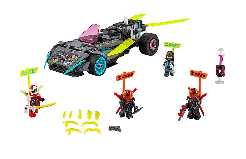 LEGO Ninjago Latający samochód ninja 71710 kreatywna zabawa widłowy rozwój merytoryczny dziecka klasyczna zabawa klocki figurki wysoka jakość