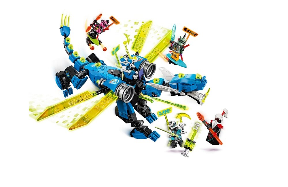 LEGO Ninjago Cybersmok Jaya 71711 prawidłowy rozwój merytoryczny dziecka kreatywna zabawa