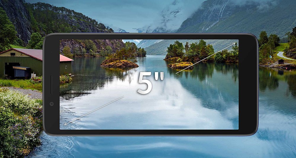 Smartfon ALCATEL 1C ekran wyświetlacz