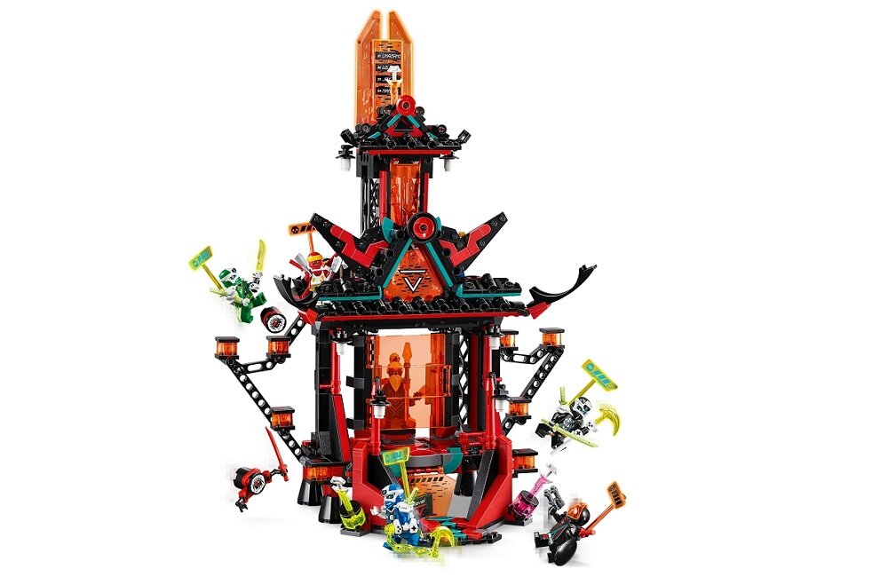 LEGO Ninjago Imperialna Świątynia szaleństwa 71712 kreatywna zabawa pobudza wyobraźnię prawidłowy rozwój merytoryczny dziecka klocki figurki szczegółowa konstrukcja