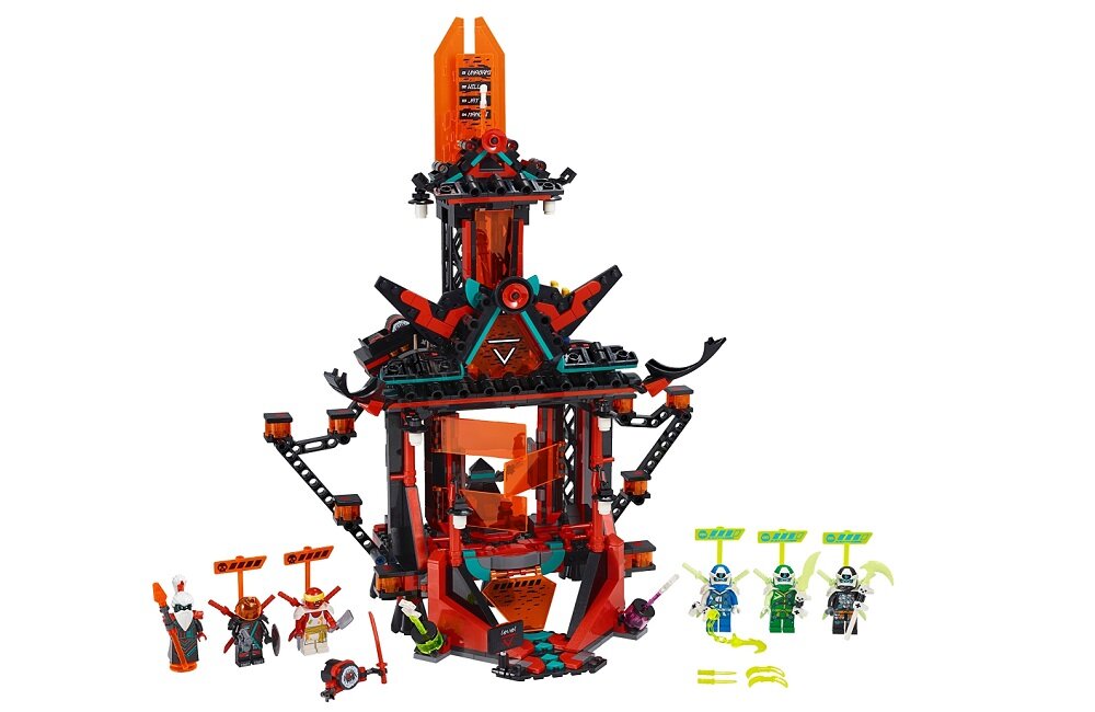 LEGO Ninjago Imperialna Świątynia szaleństwa 71712 kreatywna zabawa pobudza wyobraźnię prawidłowy rozwój merytoryczny dziecka klocki figurki