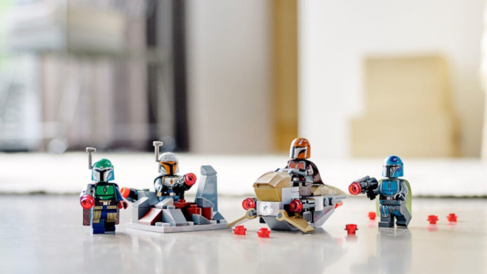 LEGO Star Wars Zestaw Bojowy Mandalorianina - kreatywność