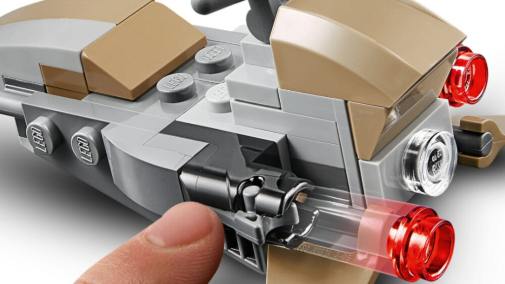 LEGO Star Wars Zestaw Bojowy Mandalorianina - bezpieczne wykonanie