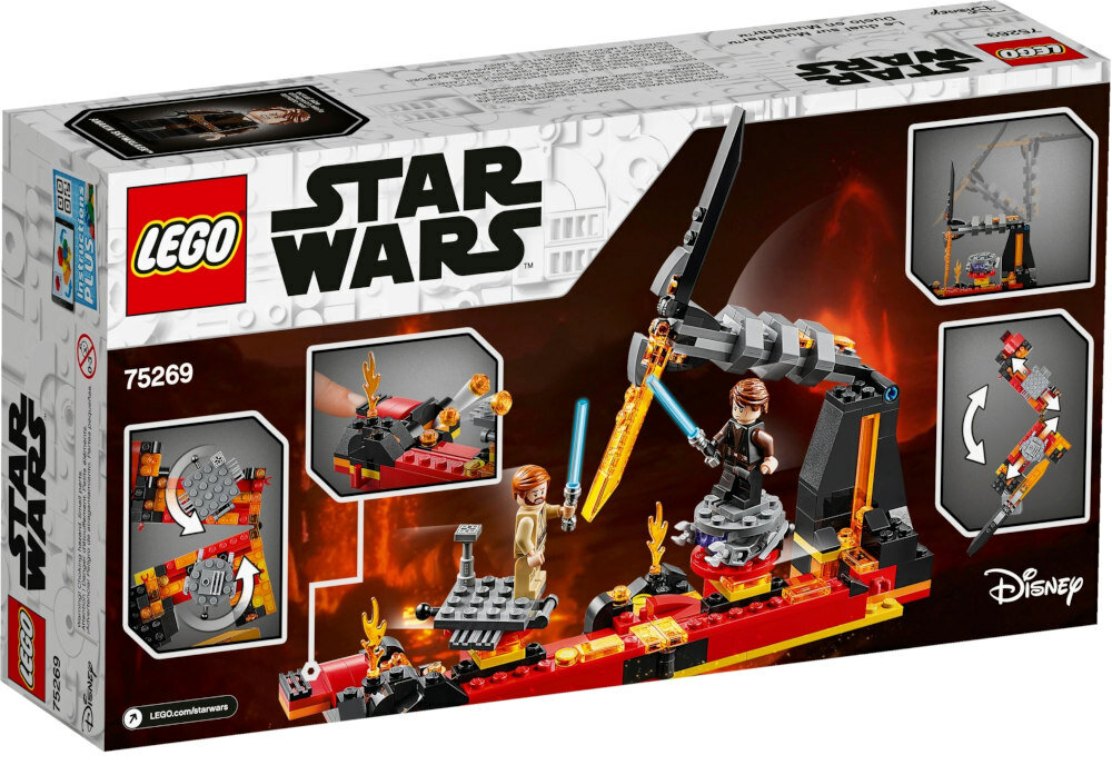 LEGO Star Wars Pojedynek na planecie Mustafar - elementy