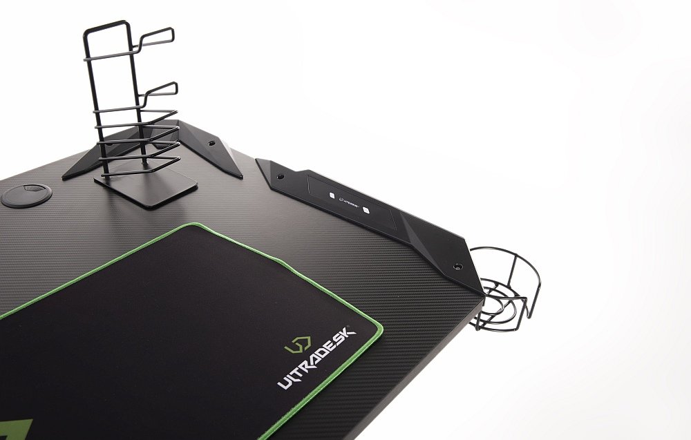 Biurko ULTRADESK Space funkcje stojak kubek