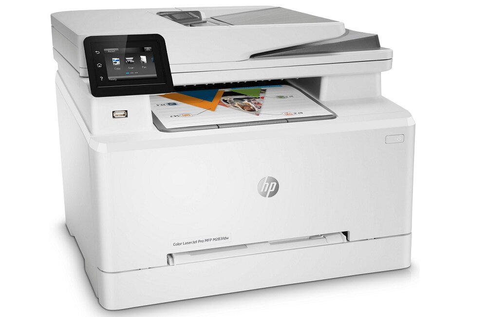 Urządzenie HP Color LaserJet Pro MFP M283fdw Efektywny sposób połączenia