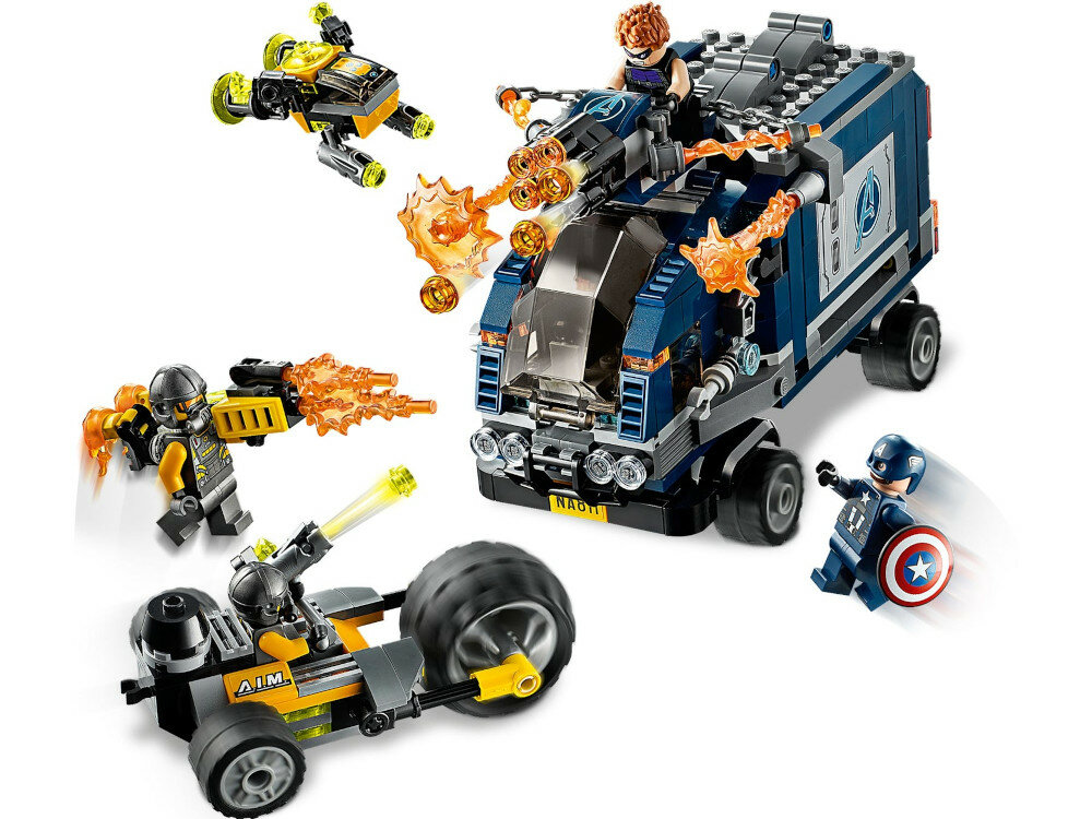 LEGO Marvel Avengers Zatrzymanie ciężarówki 76143 przygoda kreatywnosc