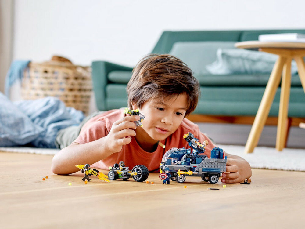 LEGO Marvel Avengers Zatrzymanie ciężarówki 76143 kreatywnosc rozwoj