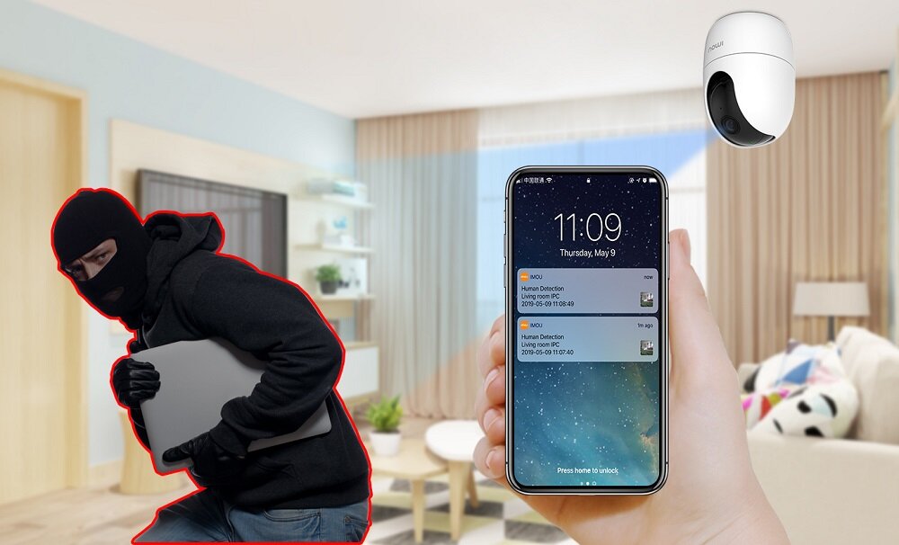 Kamera IMOU Ranger 2 - Syrena ostrzegawcza