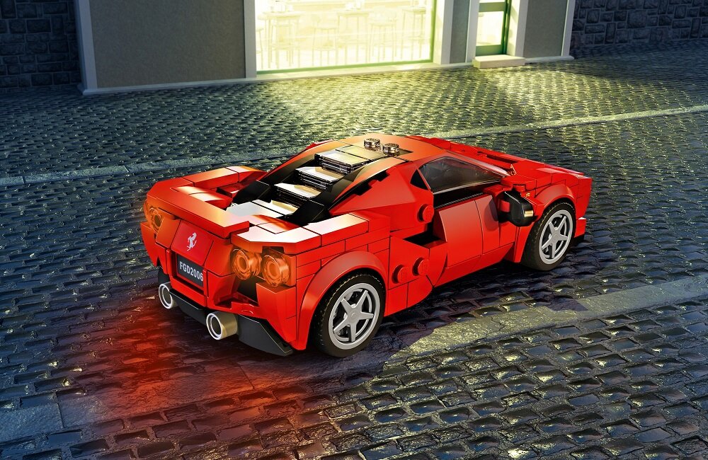 LEGO Speed Champions Ferrari F8 Tributo 76895 Wiele możliwości na kreatywną zabawę