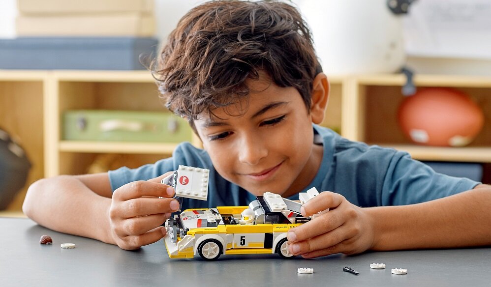 LEGO Speed Champions 198 5 Audi Sport quattro S1 - doskonałe dla wyobraźni rozwój zabawa w pojedynkę lub w grupie