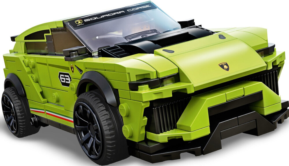 LEGO Speed Champions Lamborghini Urus ST-X i Lamborghini Huracán Super Trofeo EVO - mechanizmy