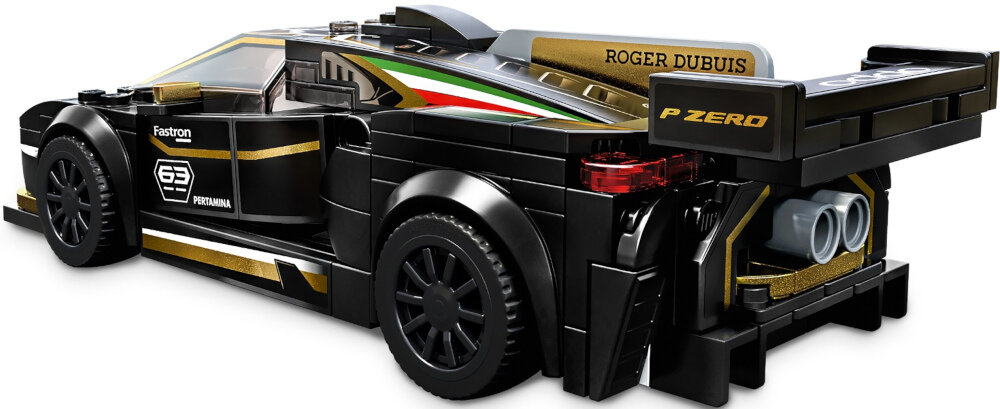 LEGO Speed Champions Lamborghini Urus ST-X i Lamborghini Huracán Super Trofeo EVO - mechanizmy