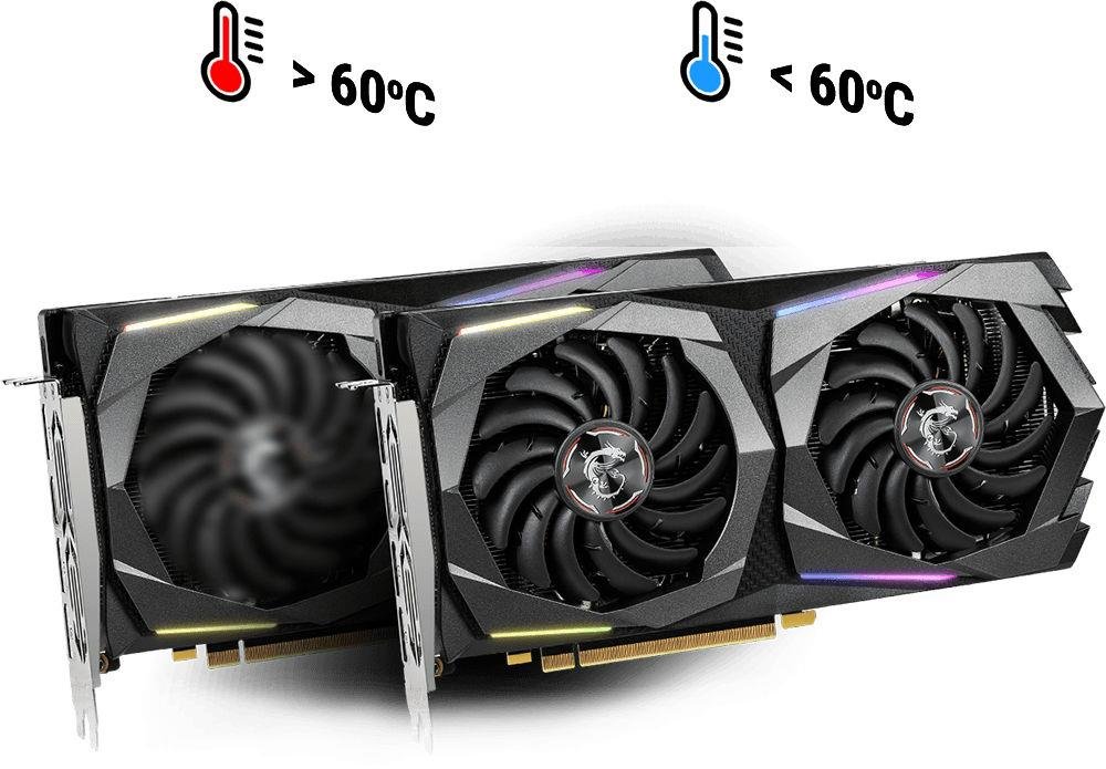 Karta graficzna MSI GeForce GTX 1660 TI GAMING X 6GB - PERFEKCYJNE ŚCIEŻKI
