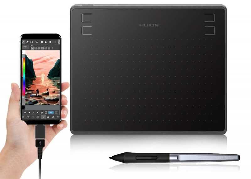 Tablet graficzny HUION HS64 - MOBILNOŚĆ