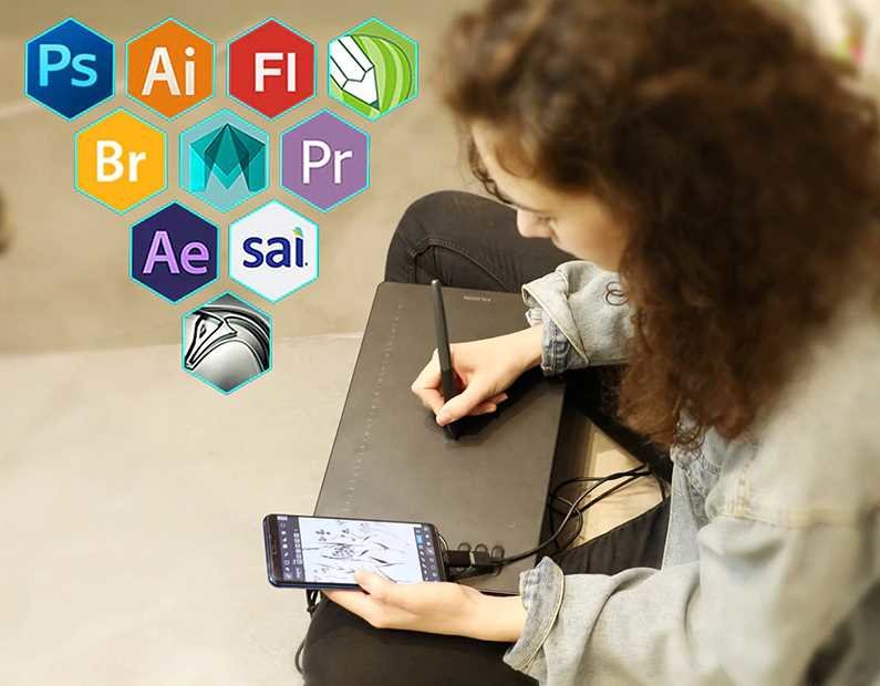 Tablet graficzny HUION HS610 - Kompatybilność