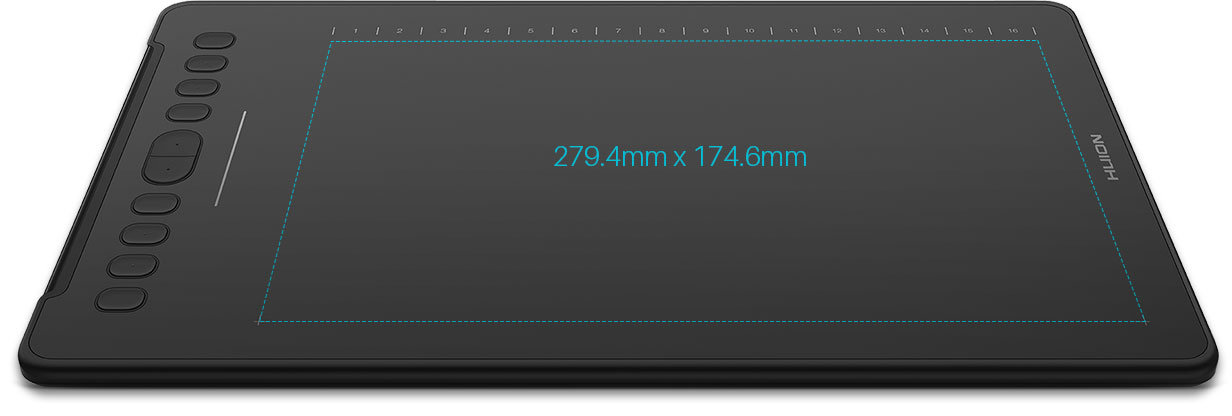 Tablet graficzny HUION H1161 - Obszar roboczy
