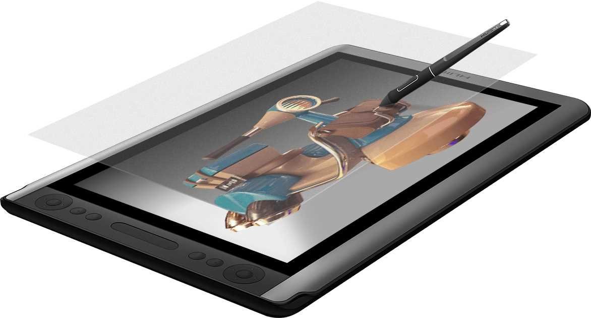 Tablet graficzny HUION Kamvas 16 - powłoka