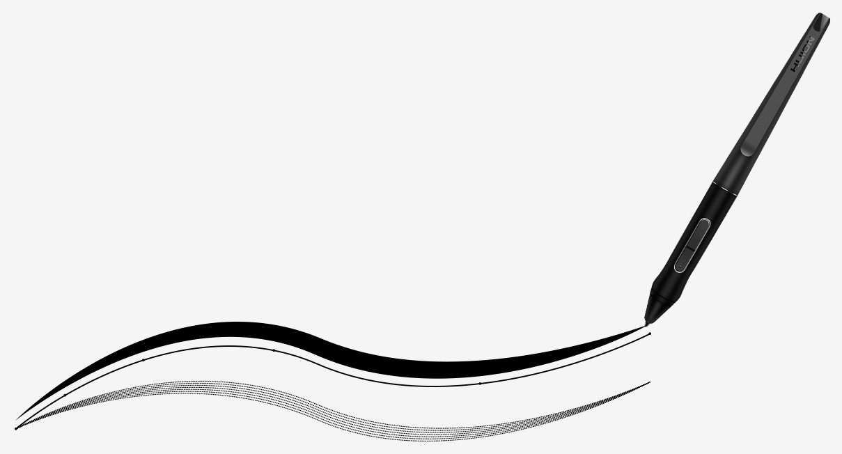 Tablet graficzny HUION Kamvas Pro 20 2019 - pióro