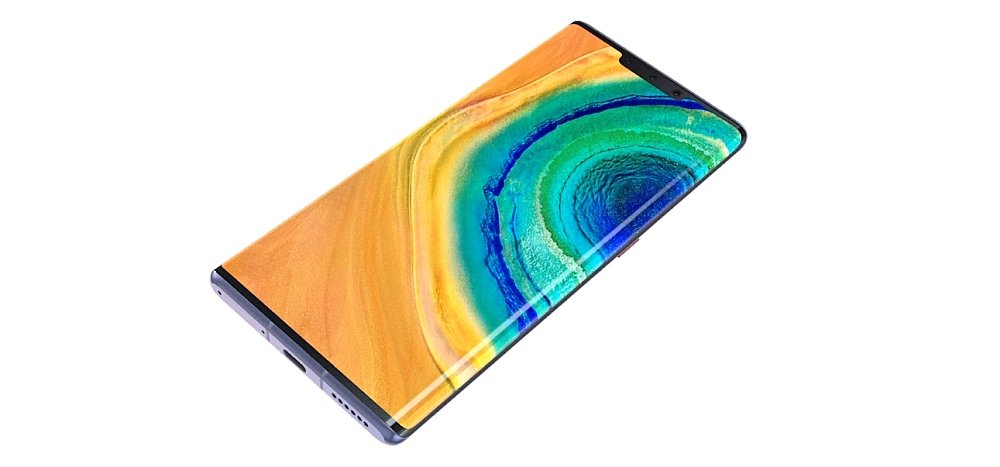 SMARTFON HUAWEI MATE 30 PRO ekran wyświetlacz zakrzywiony