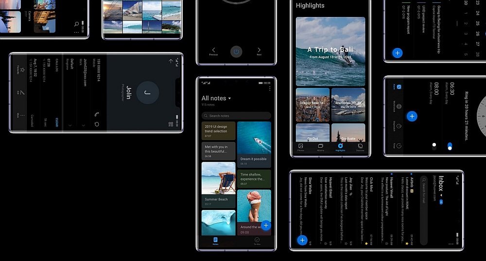 SMARTFON HUAWEI MATE 30 PRO ciemny tryb nocny